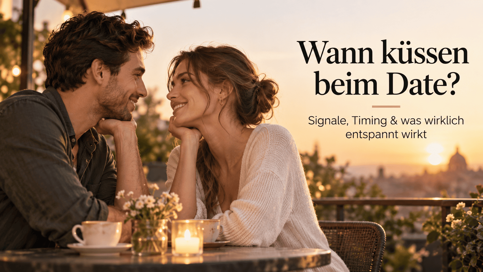 Wann küssen beim Date